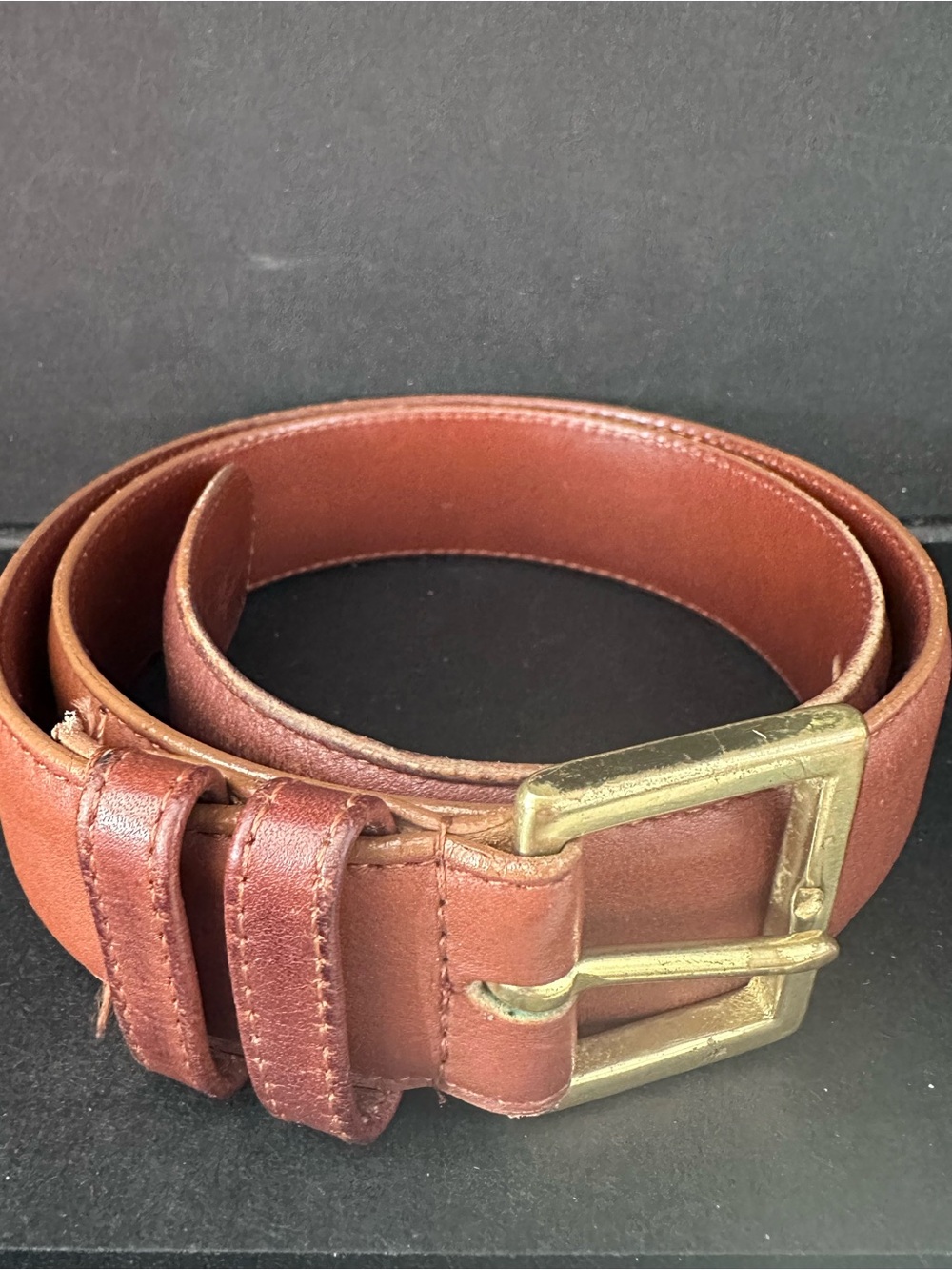 Coach leather belt size 28